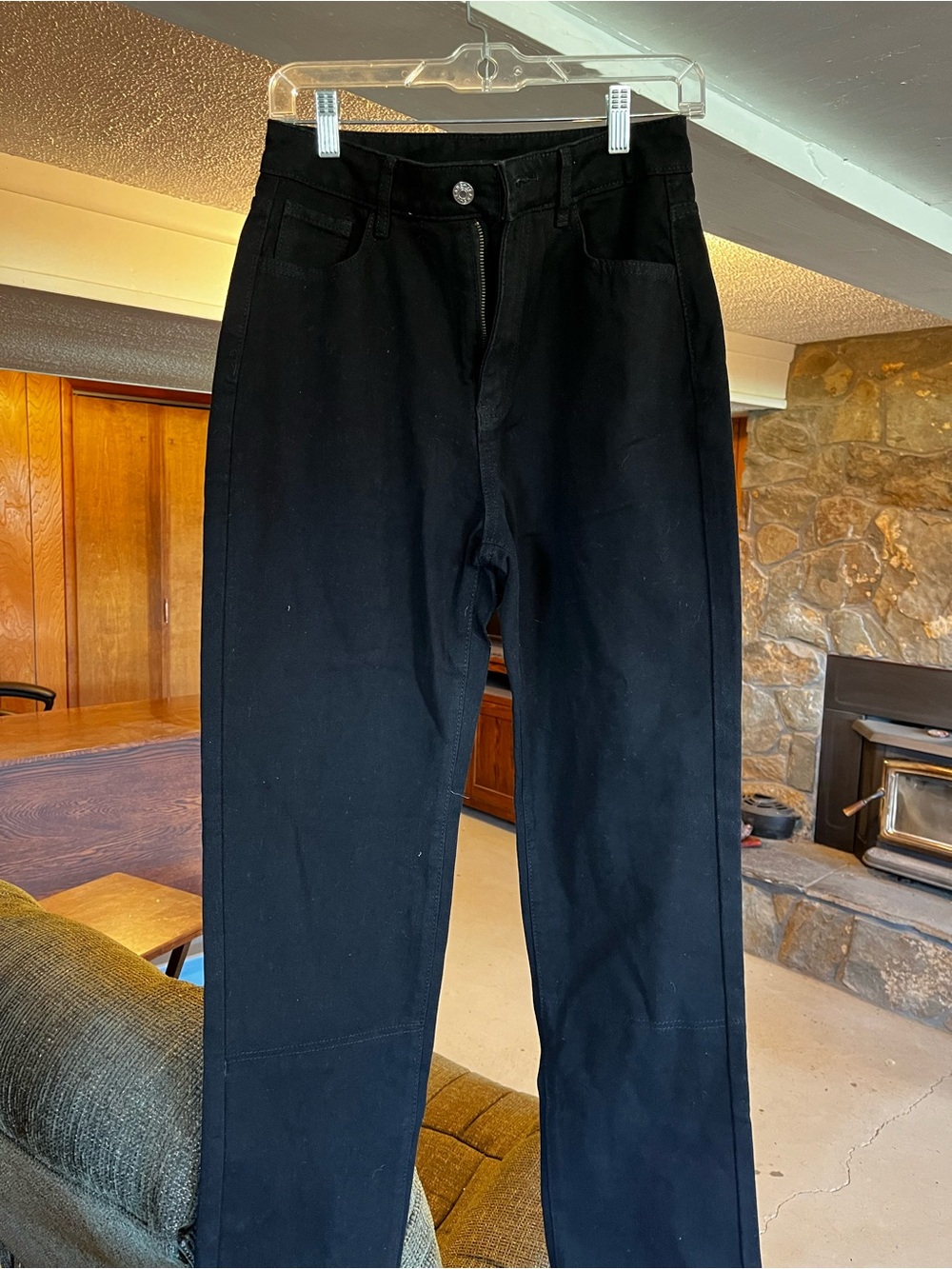 Black Women's Jeans - Classic Straight Fit